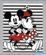 Mickey & Minnie Stripe Panel