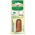 Thimble, Natural fit Leather, Large