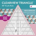 8” Clearview Triangle Ruler