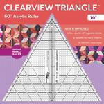 10” Clearview Triangle Ruler