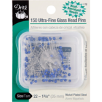 Pins, Glasshead Ultra-Fine, 150 ct