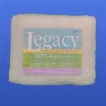 Legacy Wool Batting, 96” x 30 yds