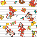 Mickey & Friends Christmas Stripe