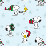 Peanuts Christmas Snoopy & Woodstock