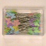 Pins, Butterfly Head, 100 ct
