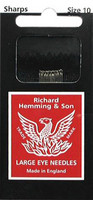 Richard Hemming Sharps Needles, size10